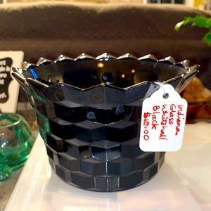 Indiana Glass Whitehall Black Bowl Vintage